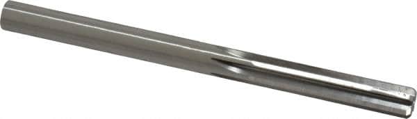 Made in USA - 0.374" High Speed Steel 6 Flute Chucking Reamer - Exact Tool & Supply