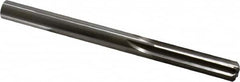 Made in USA - 0.4355" High Speed Steel 6 Flute Dowel Pin Chucking Reamer - Exact Tool & Supply