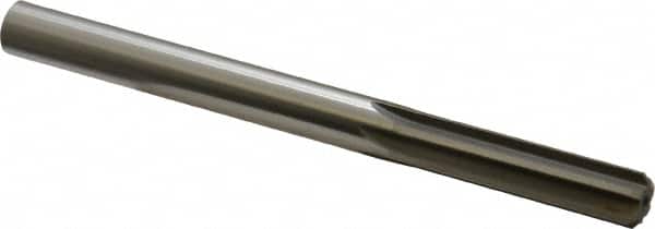 Made in USA - 0.498" High Speed Steel 6 Flute Dowel Pin Chucking Reamer - Exact Tool & Supply