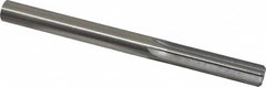 Made in USA - 0.4995" High Speed Steel 6 Flute Dowel Pin Chucking Reamer - Exact Tool & Supply