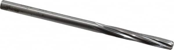 Made in USA - #4 High Speed Steel 6 Flute Chucking Reamer - Exact Tool & Supply