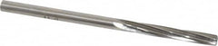 Made in USA - #9 High Speed Steel 6 Flute Chucking Reamer - Exact Tool & Supply