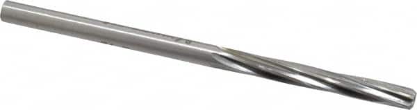 Made in USA - #10 High Speed Steel 6 Flute Chucking Reamer - Exact Tool & Supply