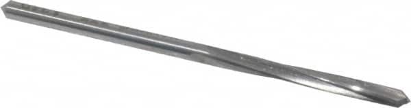 Made in USA - 0.124" High Speed Steel 4 Flute Chucking Reamer - Exact Tool & Supply