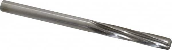 Made in USA - 0.3105" High Speed Steel 6 Flute Dowel Pin Chucking Reamer - Exact Tool & Supply