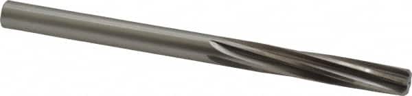 Made in USA - 0.312" High Speed Steel 6 Flute Dowel Pin Chucking Reamer - Exact Tool & Supply