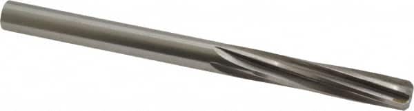 Made in USA - 0.373" High Speed Steel 6 Flute Dowel Pin Chucking Reamer - Exact Tool & Supply
