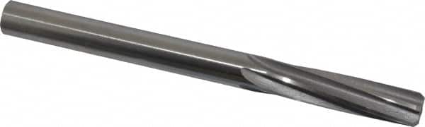 Made in USA - 0.499" High Speed Steel 6 Flute Chucking Reamer - Exact Tool & Supply