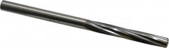 Made in USA - Letter F High Speed Steel 6 Flute Chucking Reamer - Exact Tool & Supply