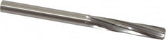 Made in USA - Letter W High Speed Steel 6 Flute Chucking Reamer - Exact Tool & Supply