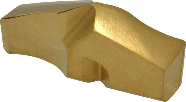 Guhring - Series 1047, 13/16" Diam 140° Replaceable Drill Tip - Carbide, TiN Finish, 2.1 Seat Size, Through Coolant - Exact Tool & Supply