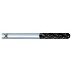 1/16" Dia. - 1-1/2" OAL - Diamond CBD - Ball End SE EM - 4 FL - Exact Tool & Supply