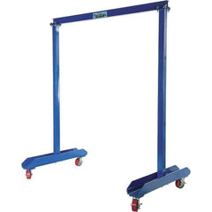 Vestil - 1,000 Lb Load Capacity, Steel Gantry Crane - 6' Span - Exact Tool & Supply