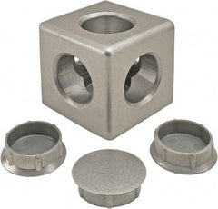 80/20 Inc. - 45mm Wide, Open Shelving Accessory/Component - Aluminum, Lacquered Finish, 45mm Long, Use with 45 Series - Exact Tool & Supply