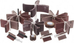 Merit Abrasives - Bore Polisher Test Kit - Polishes Bores with 1 to 5" Diam - Exact Tool & Supply