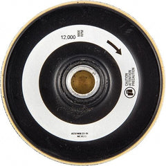Merit Abrasives - 4" Diam Hook & Loop Disc Backing Pad - 13,000 RPM - Exact Tool & Supply