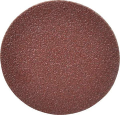 Merit Abrasives - 2" Diam, 60 Grit Aluminum Oxide Adhesive PSA Disc - Coarse Grade, Black, Cloth Backing, Flexible - Exact Tool & Supply