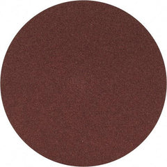 Merit Abrasives - 5" Diam, 100 Grit Aluminum Oxide Adhesive PSA Disc - Medium Grade, Black, Cloth Backing, Flexible - Exact Tool & Supply