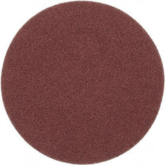 Merit Abrasives - 6" Diam, 40 Grit Aluminum Oxide Adhesive PSA Disc - Very Coarse, Black, Cloth Backing, Flexible - Exact Tool & Supply