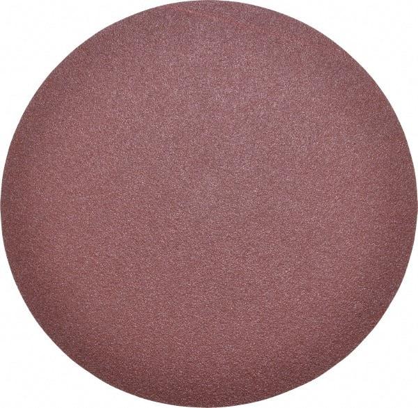 Merit Abrasives - 6" Diam, 120 Grit Aluminum Oxide Adhesive PSA Disc - Medium Grade, Black, Cloth Backing, Flexible - Exact Tool & Supply