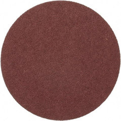 Merit Abrasives - 8" Diam, 36 Grit Aluminum Oxide Adhesive PSA Disc - Very Coarse, Black, Cloth Backing, Flexible - Exact Tool & Supply