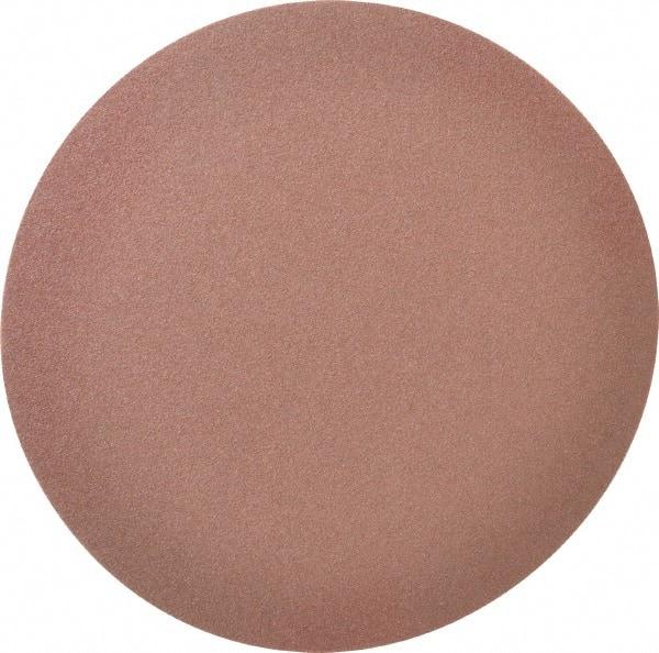 Merit Abrasives - 8" Diam, 60 Grit Aluminum Oxide Adhesive PSA Disc - Coarse Grade, Black, Cloth Backing, Flexible - Exact Tool & Supply
