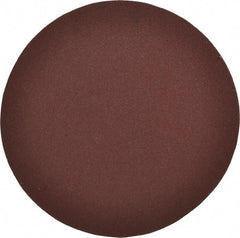 Merit Abrasives - 8" Diam, 100 Grit Aluminum Oxide Adhesive PSA Disc - Medium Grade, Black, Cloth Backing, Flexible - Exact Tool & Supply