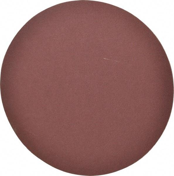 Merit Abrasives - 8" Diam, 120 Grit Aluminum Oxide Adhesive PSA Disc - Medium Grade, Black, Cloth Backing, Flexible - Exact Tool & Supply