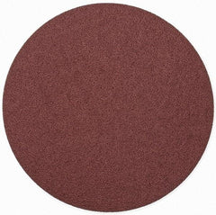 Merit Abrasives - 9" Diam, 40 Grit Aluminum Oxide Adhesive PSA Disc - Very Coarse, Black, Cloth Backing, Flexible - Exact Tool & Supply