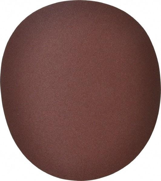Merit Abrasives - 9" Diam, 80 Grit Aluminum Oxide Adhesive PSA Disc - Coarse Grade, Black, Cloth Backing, Flexible - Exact Tool & Supply