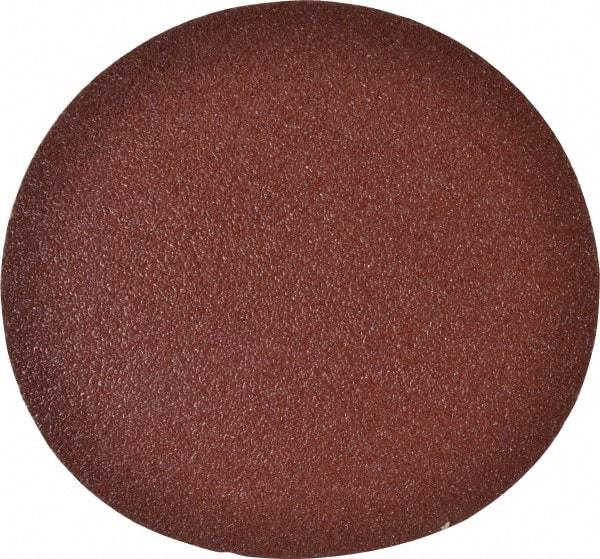 Merit Abrasives - 12" Diam, 24 Grit Aluminum Oxide Adhesive PSA Disc - Very Coarse, Black, Cloth Backing, Flexible - Exact Tool & Supply