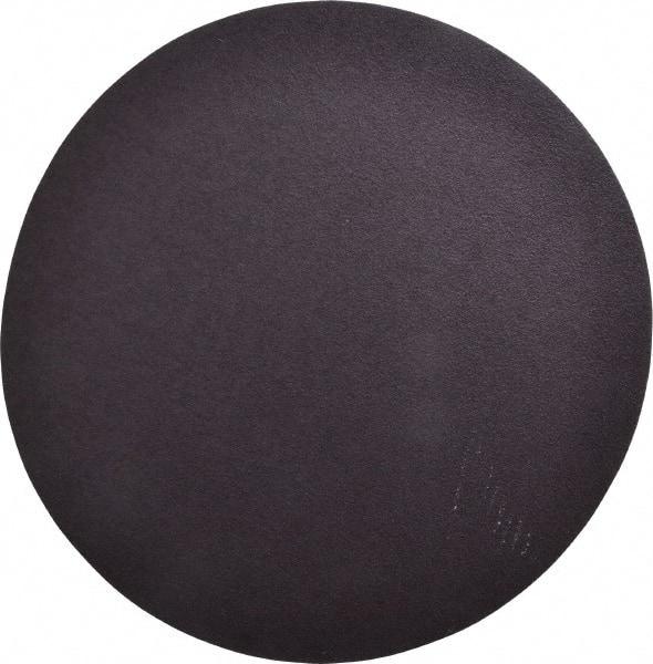 Merit Abrasives - 12" Diam, 60 Grit Aluminum Oxide Adhesive PSA Disc - Coarse Grade, Black, Cloth Backing, Flexible, Use with Stationary Disc Sanders - Exact Tool & Supply