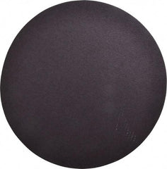 Merit Abrasives - 12" Diam, 60 Grit Aluminum Oxide Adhesive PSA Disc - Coarse Grade, Black, Cloth Backing, Flexible, Use with Stationary Disc Sanders - Exact Tool & Supply