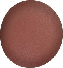 Merit Abrasives - 15" Diam, 36 Grit Aluminum Oxide Adhesive PSA Disc - Very Coarse, Black, Cloth Backing, Flexible - Exact Tool & Supply