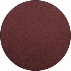 Merit Abrasives - 16" Diam, 120 Grit Aluminum Oxide Adhesive PSA Disc - Medium Grade, Black, Cloth Backing, Flexible, Use with Stationary Disc Sanders - Exact Tool & Supply