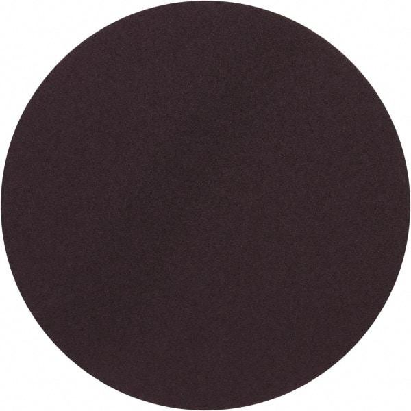 Merit Abrasives - 20" Diam, 36 Grit Aluminum Oxide Adhesive PSA Disc - Very Coarse, Black, Cloth Backing, Flexible - Exact Tool & Supply