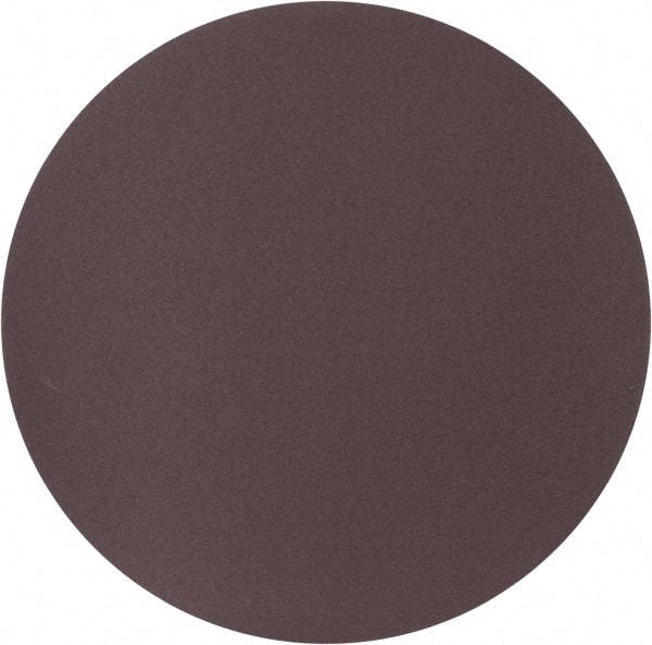 Merit Abrasives - 20" Diam, 80 Grit Aluminum Oxide Adhesive PSA Disc - Coarse Grade, Black, Cloth Backing, Flexible, Use with Stationary Disc Sanders - Exact Tool & Supply
