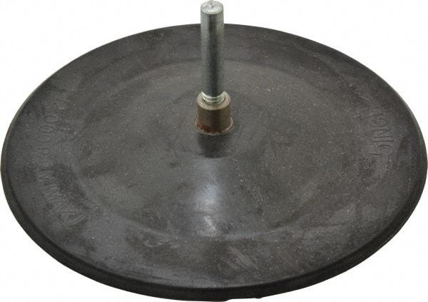 Merit Abrasives - 5" Diam Adhesive/PSA Disc Backing Pad - 1/4" Shank Diam, 3,500 RPM - Exact Tool & Supply