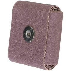 Merit Abrasives - 80 Grit, Medium Grade, Aluminum Oxide Square Pad - 2" Long x 2" Wide x 3/4" Thick - Exact Tool & Supply