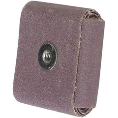 Merit Abrasives - 80 Grit, Medium Grade, Aluminum Oxide Square Pad - 2" Long x 2" Wide x 1/2" Thick - Exact Tool & Supply