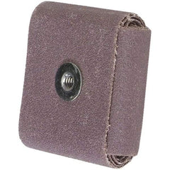 Merit Abrasives - 60 Grit, Medium Grade, Aluminum Oxide Square Pad - 1-1/2" Long x 1-1/2" Wide x 1/2" Thick - Exact Tool & Supply