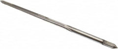Made in USA - #5/0 Pin, 0.0966" Diam, 0.0719" Small End, 7/64" Diam Straight Shank, 1-3/16" Flute, Taper Pin Reamer - Exact Tool & Supply
