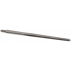 Made in USA - #4/0 Pin, 0.1142" Diam, 0.0869" Small End, 1/8" Diam Straight Shank, 1-5/16" Flute, Taper Pin Reamer - Exact Tool & Supply