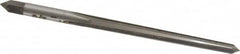 Made in USA - #2/0 Pin, 0.1462" Diam, 0.1137" Small End, 5/32" Diam Straight Shank, 1-9/16" Flute, Taper Pin Reamer - Exact Tool & Supply