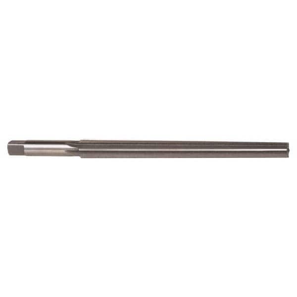 Alvord Polk - #10 Pin, 0.7216" Diam, 0.5799" Small End, 9/16" Diam Straight Shank, 6-1/16" Flute, Taper Pin Reamer - Exact Tool & Supply