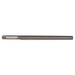 Alvord Polk - #10 Pin, 0.7216" Diam, 0.5799" Small End, 9/16" Diam Straight Shank, 6-1/16" Flute, Taper Pin Reamer - Exact Tool & Supply