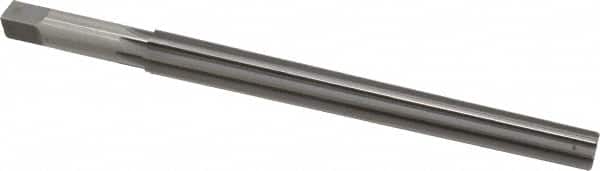 Made in USA - #11 Pin, 0.878" Diam, 0.706" Small End, 3/4" Diam Straight Shank, 8-1/4" Flute, Taper Pin Reamer - Exact Tool & Supply
