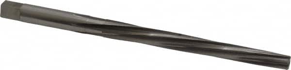 Made in USA - #4 Pin, 0.2604" Diam, 0.2071" Small End, 17/64" Diam Straight Shank, 2-9/16" Flute, Taper Pin Reamer - Exact Tool & Supply