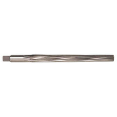 Alvord Polk - #4/0 Pin, 0.1142" Diam, 0.0869" Small End, 1/8" Diam Straight Shank, 1-5/16" Flute, Taper Pin Reamer - Exact Tool & Supply
