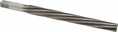 Made in USA - #11 Pin, 0.878" Diam, 0.706" Small End, 3/4" Diam Straight Shank, 8-1/4" Flute, Taper Pin Reamer - Exact Tool & Supply